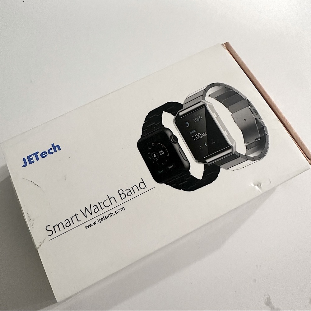 Smart watch band, stainless steel , black , Apple Watch compatible